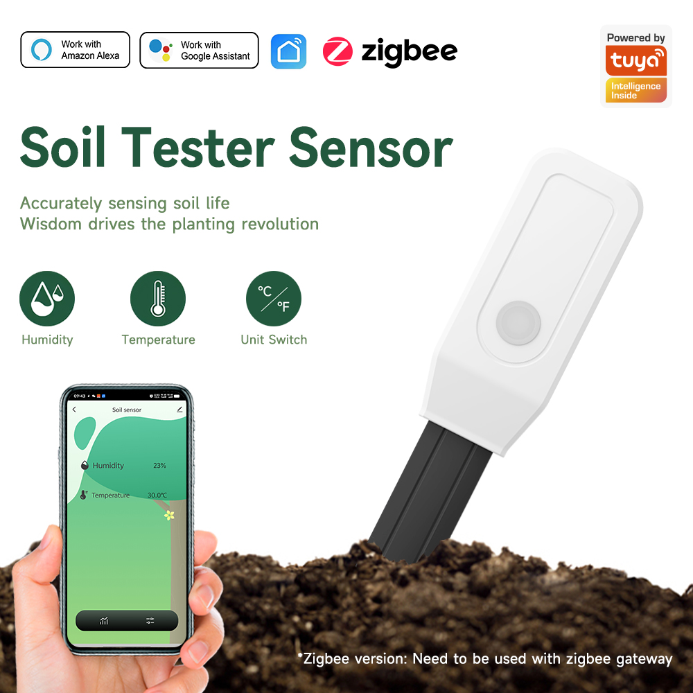 Smart Soil Sensor - iHseno Tuya Zigbee Inteligentny Tester Gleby