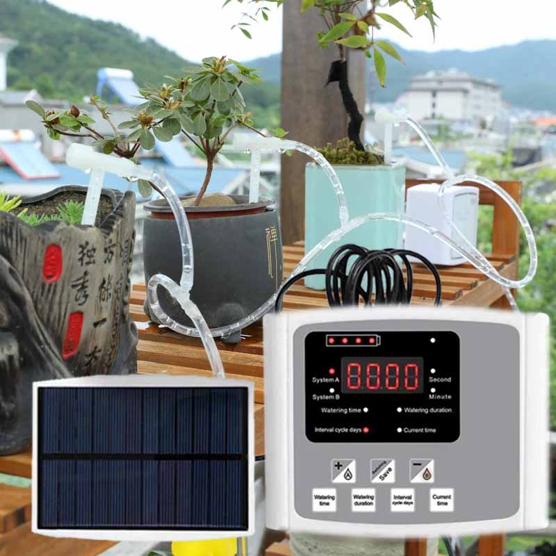 Smart Garden Water Timer - Automatyczny system nawadniania kropelkowego na energię