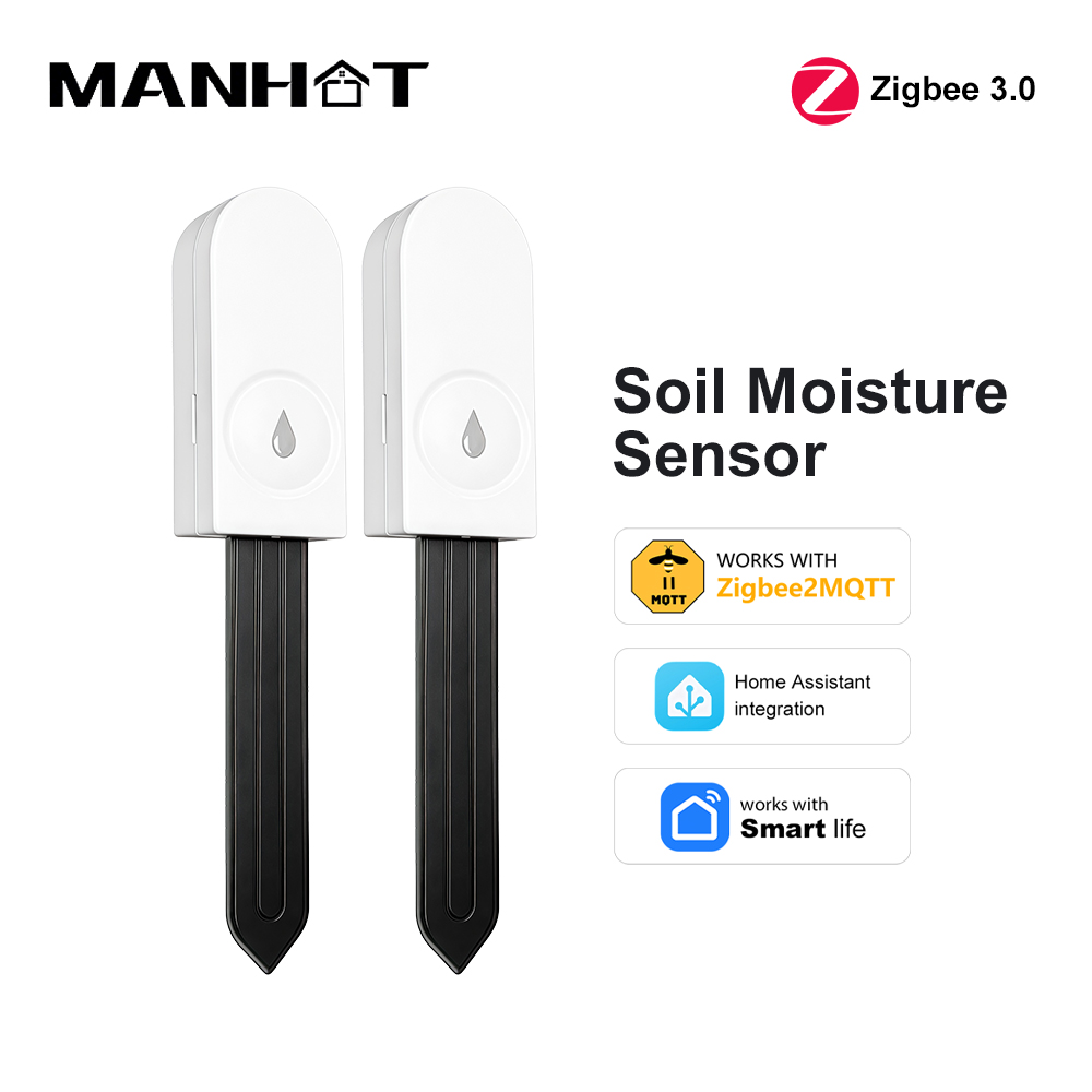 Smart Soil Sensor - Czujnik wilgotności gleby Zigbee 3.0, termohigrometr,