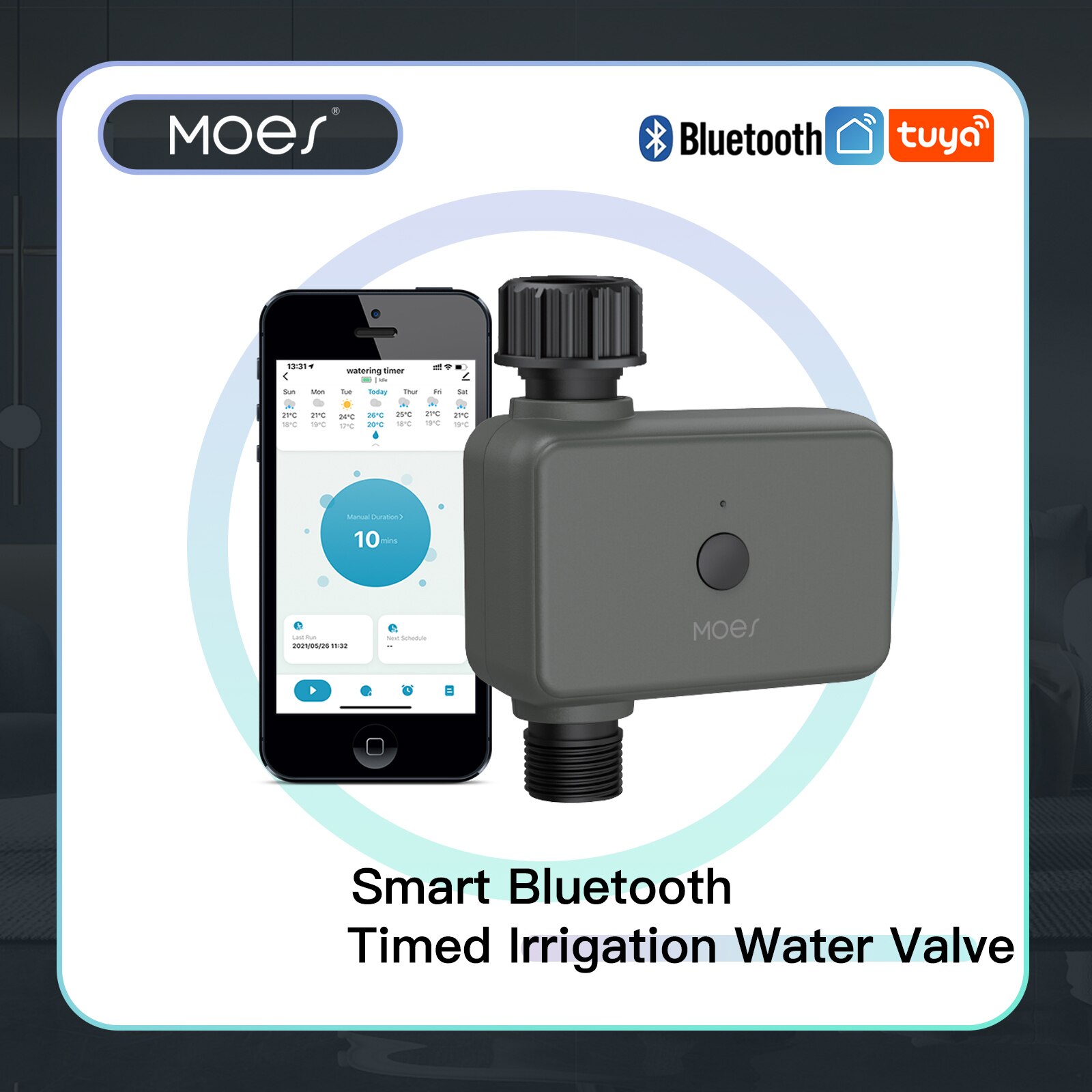 Smart Garden Home - Moes Smart Tuya Bluetooth Water Timer