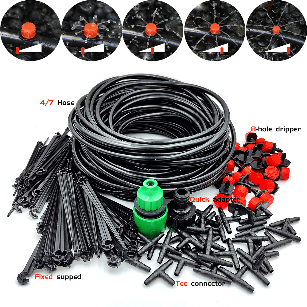 Smart Garden Monitor - Szklarnia 15M-30M System nawadniania kroplowego DIY
