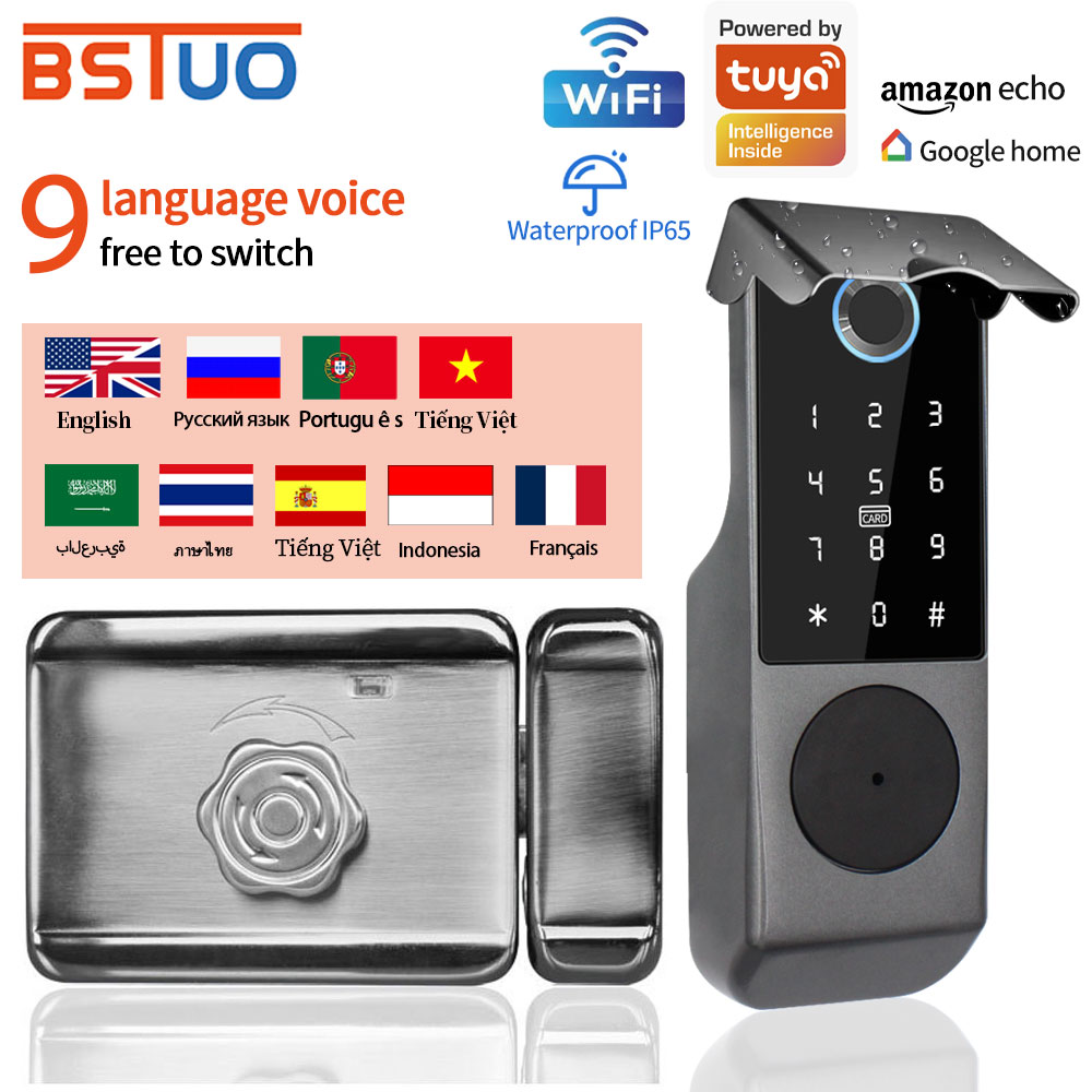 Smart Garden Lock - Inteligentny zamek do drzwi TUYA WiFi,