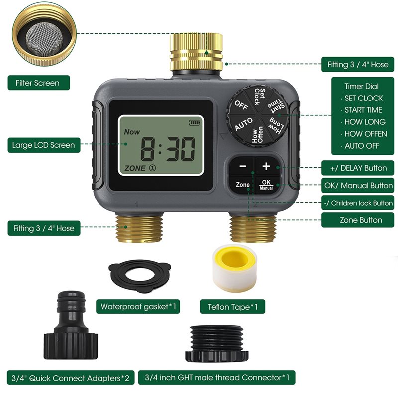 Timer do nawadniania ogrodu z  – Smart Garden Water Timer recenzja i cena
