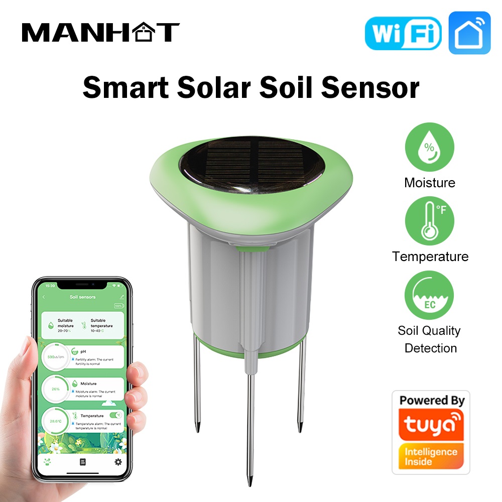 MANHOT WiFi Inteligentny Solar – Smart Soil Sensor recenzja i cena
