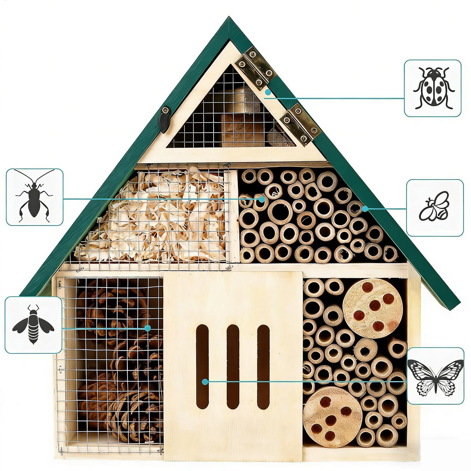 Hotel dla owadów, domek dla ps – Insect Hotel Wood recenzja i cena