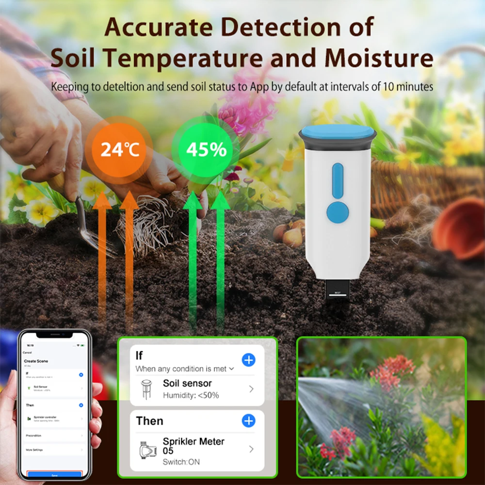 Haozee Tuya Inteligentny Czujn – Smart Soil Sensor recenzja i cena