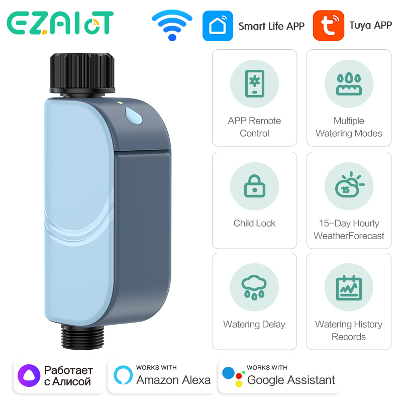 Smart Tuya WIFI Zegar do podle – Smart Garden Lock recenzja i cena